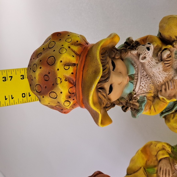 Vintage Boy & Dog , Girl & Cat Figurine 1974 Unversal Statury Corp - Picture 16 of 17